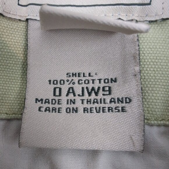 Vintage L.L. Bean Women's Light Green Denim Jacket Zipped Pockets, Small - Picture 8 of 10